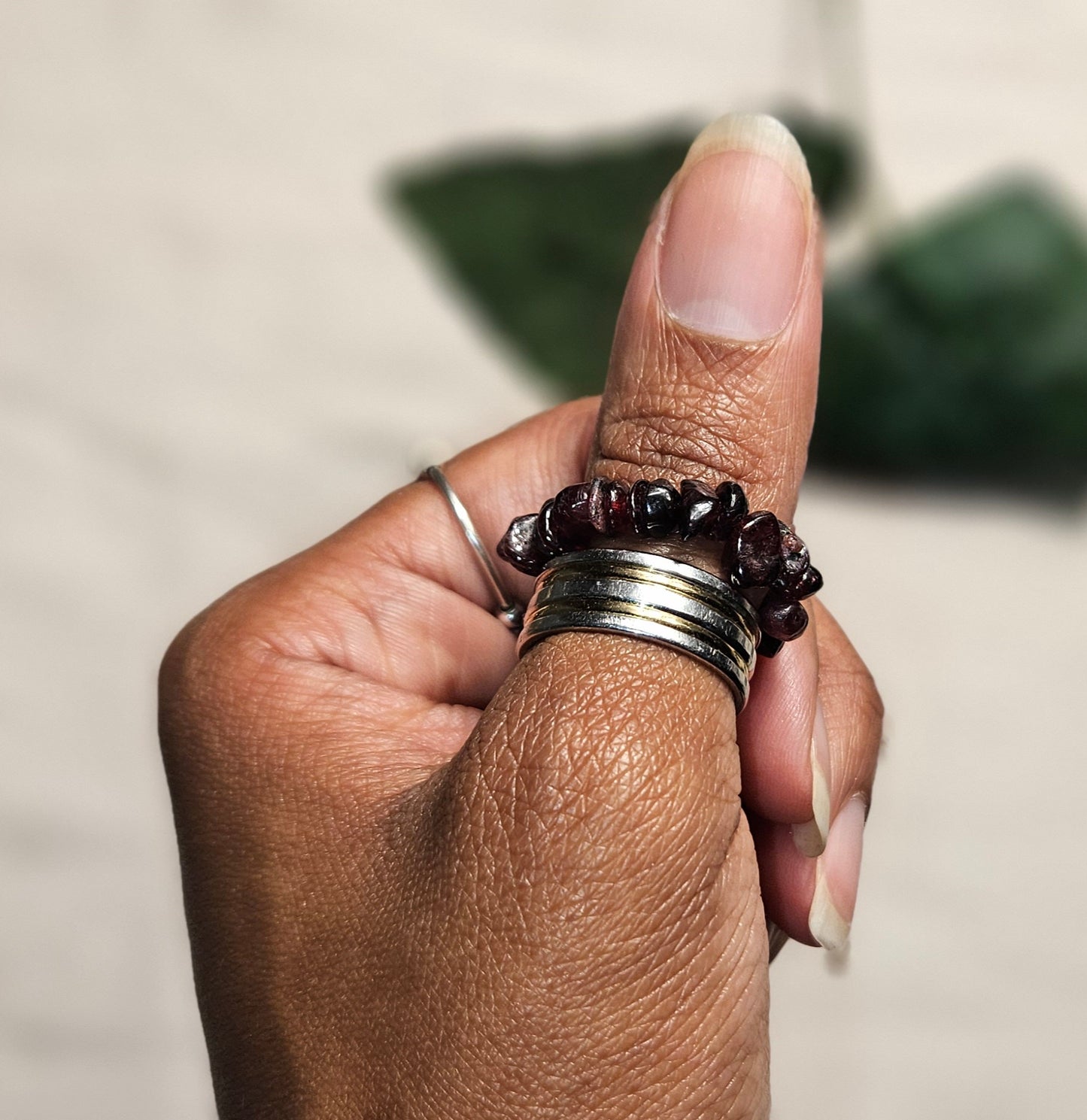 Garnet Shard Ring