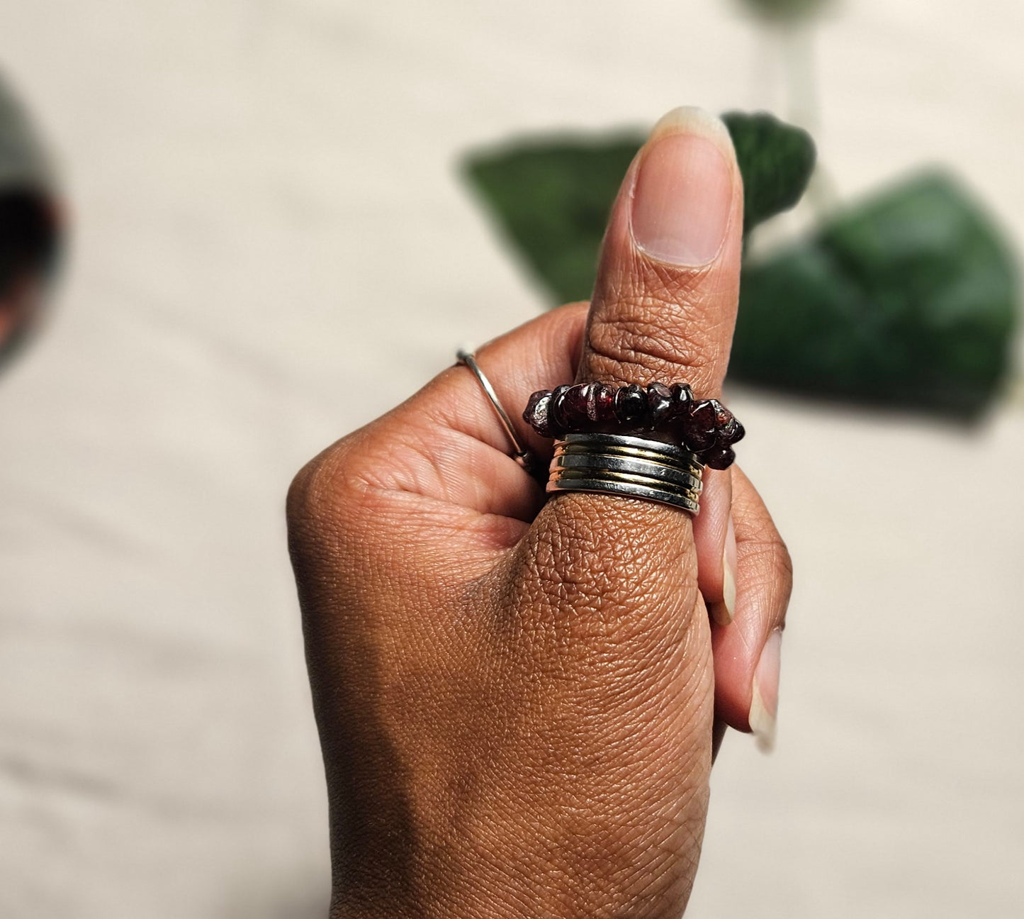 Garnet Shard Ring