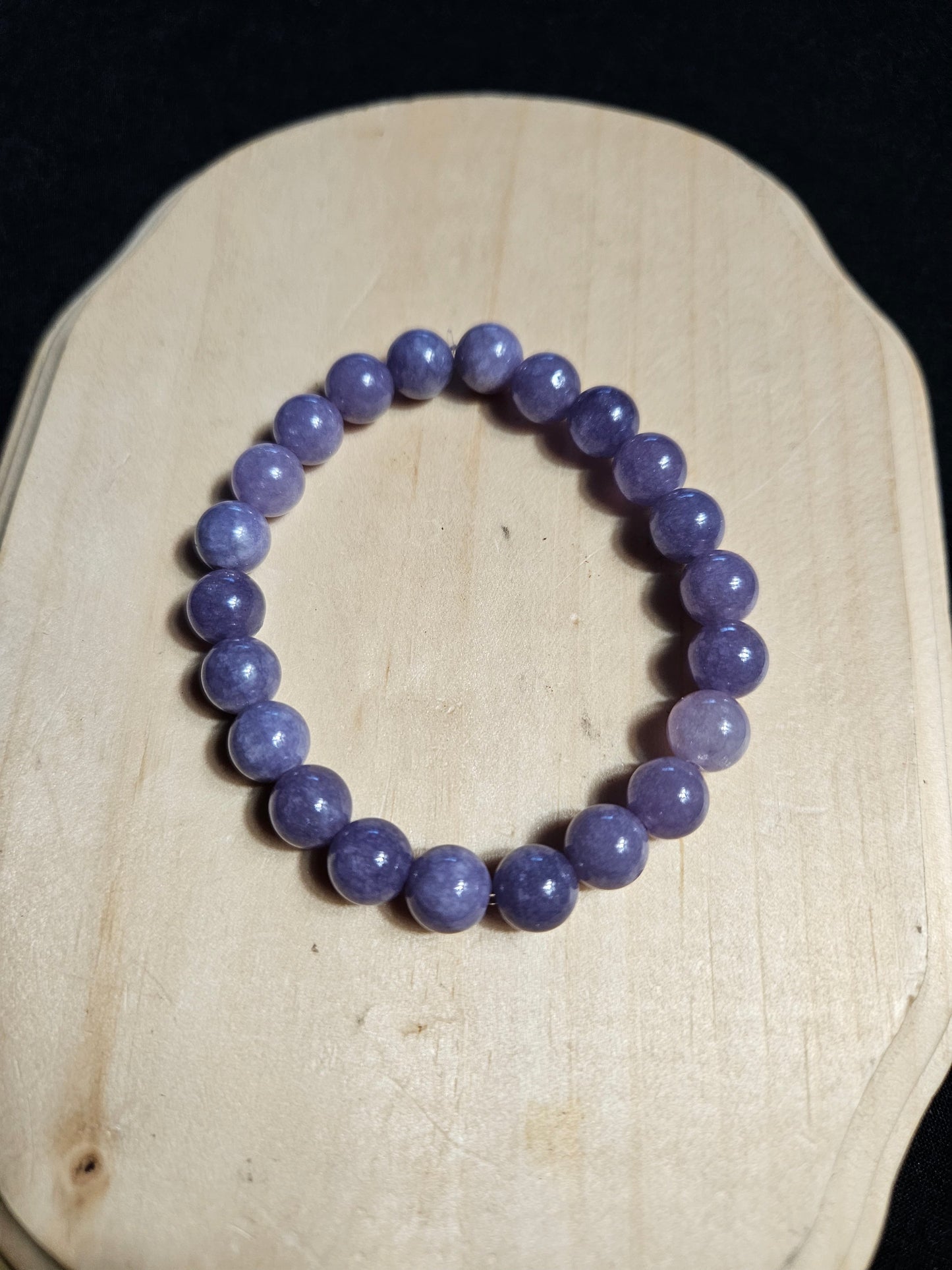 Angelite Crystal Beaded Bracelet