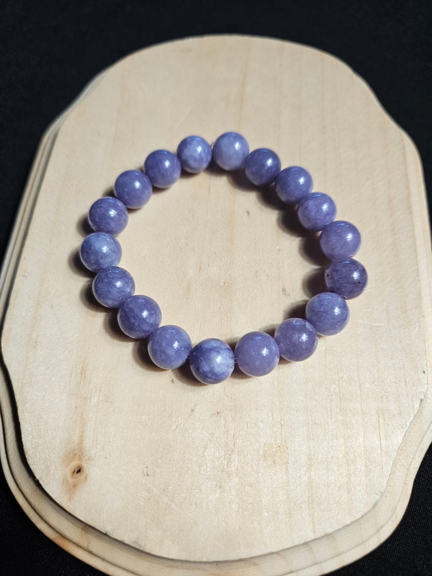 Angelite Crystal Beaded Bracelet