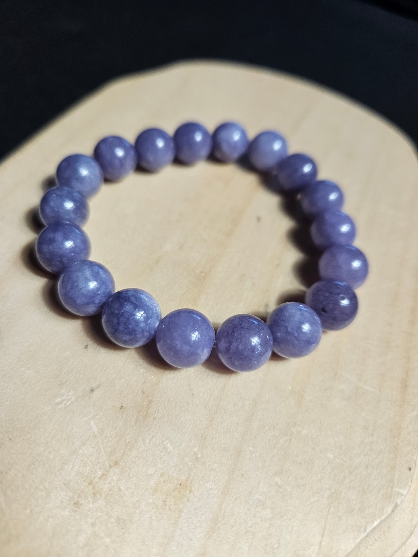 Angelite Crystal Beaded Bracelet