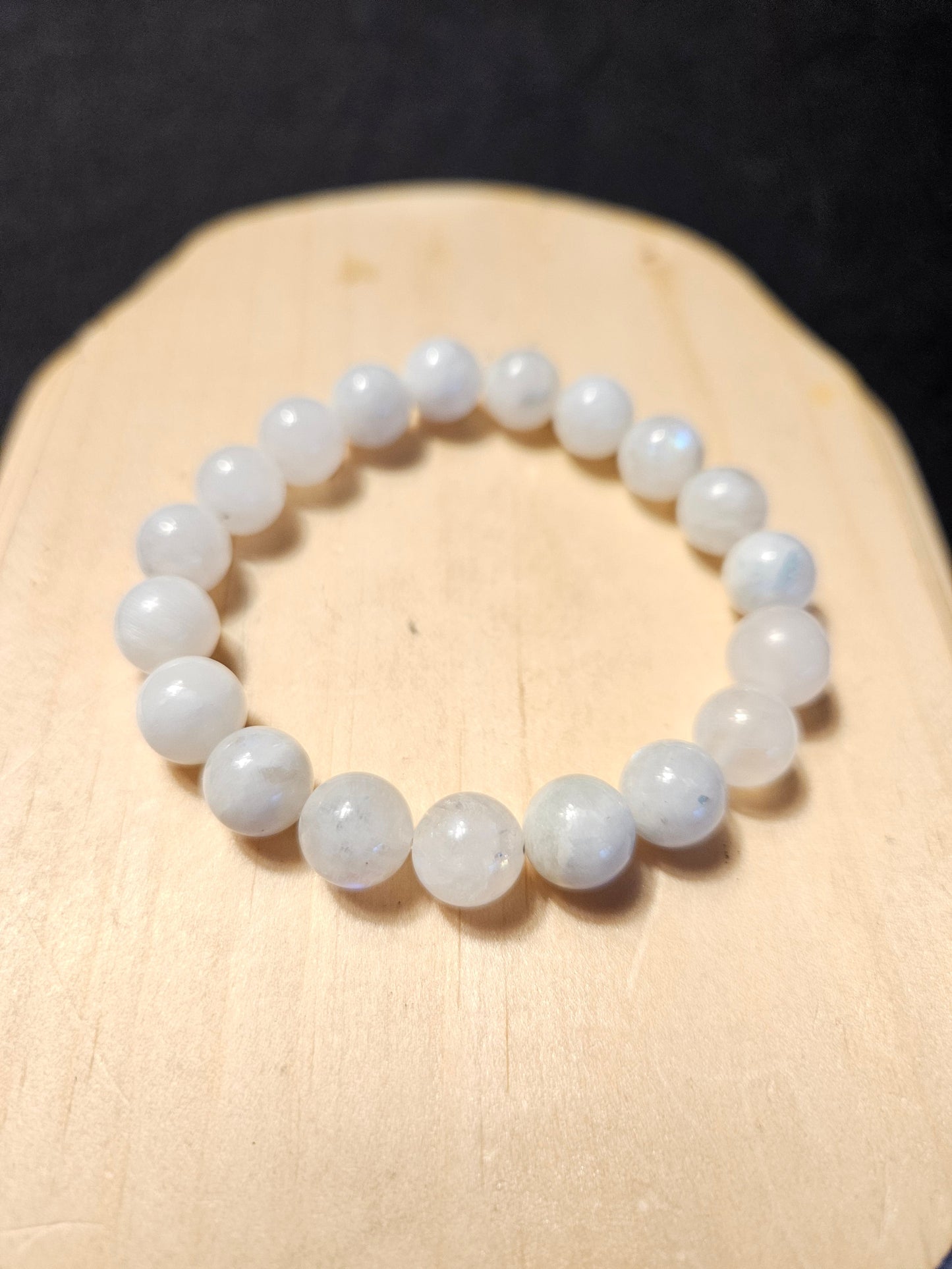 Moonstone Crystal Beaded Bracelet