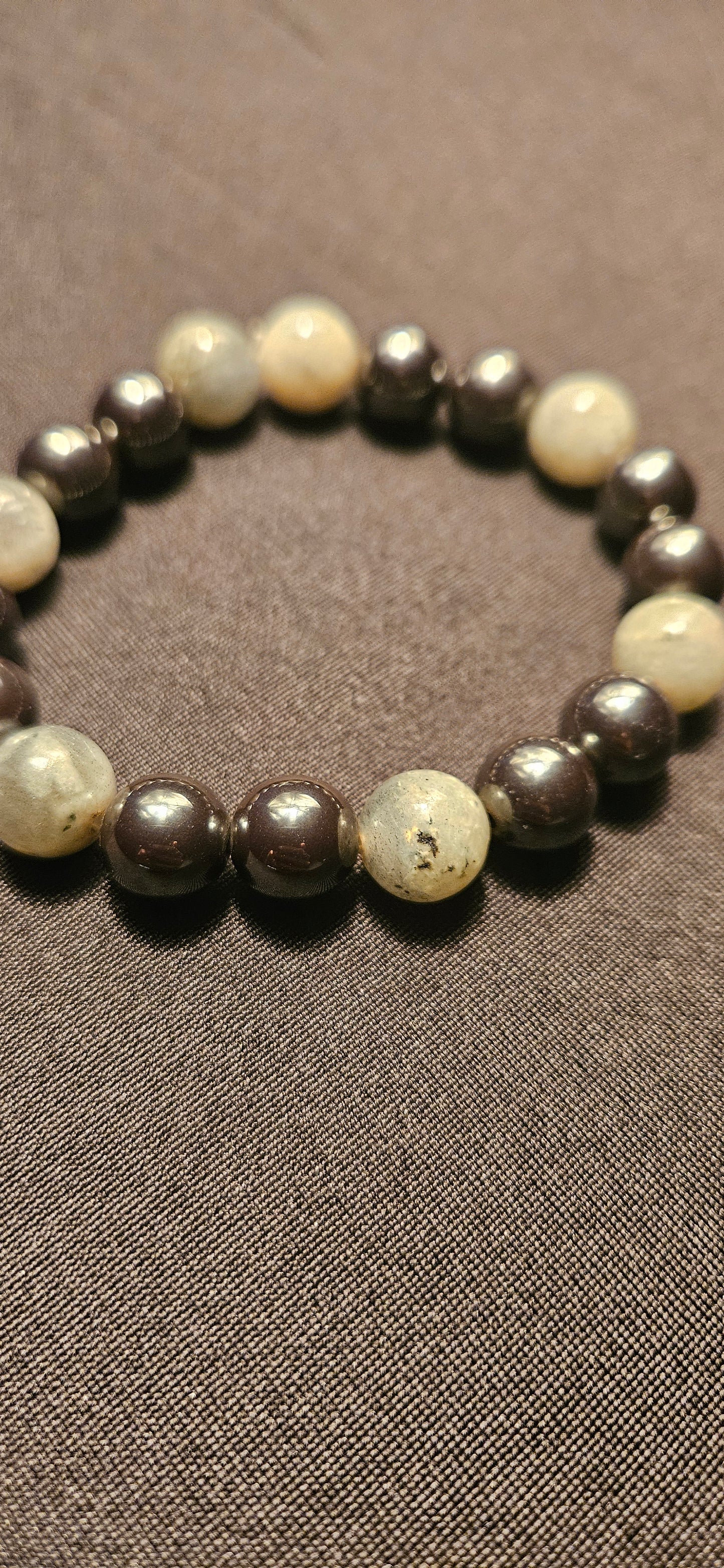 Labradorite & Hematite
