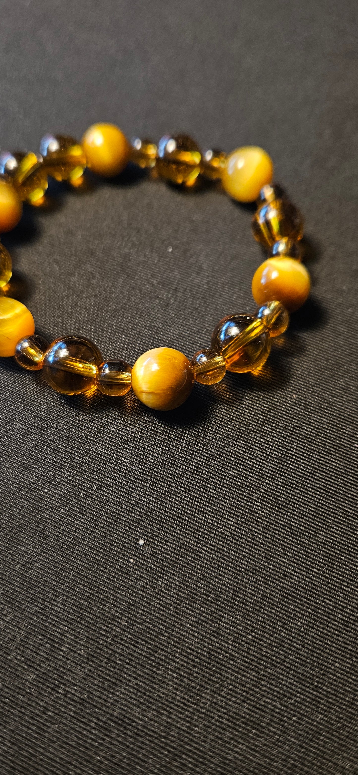 Gold Tiger's Eye & Amber