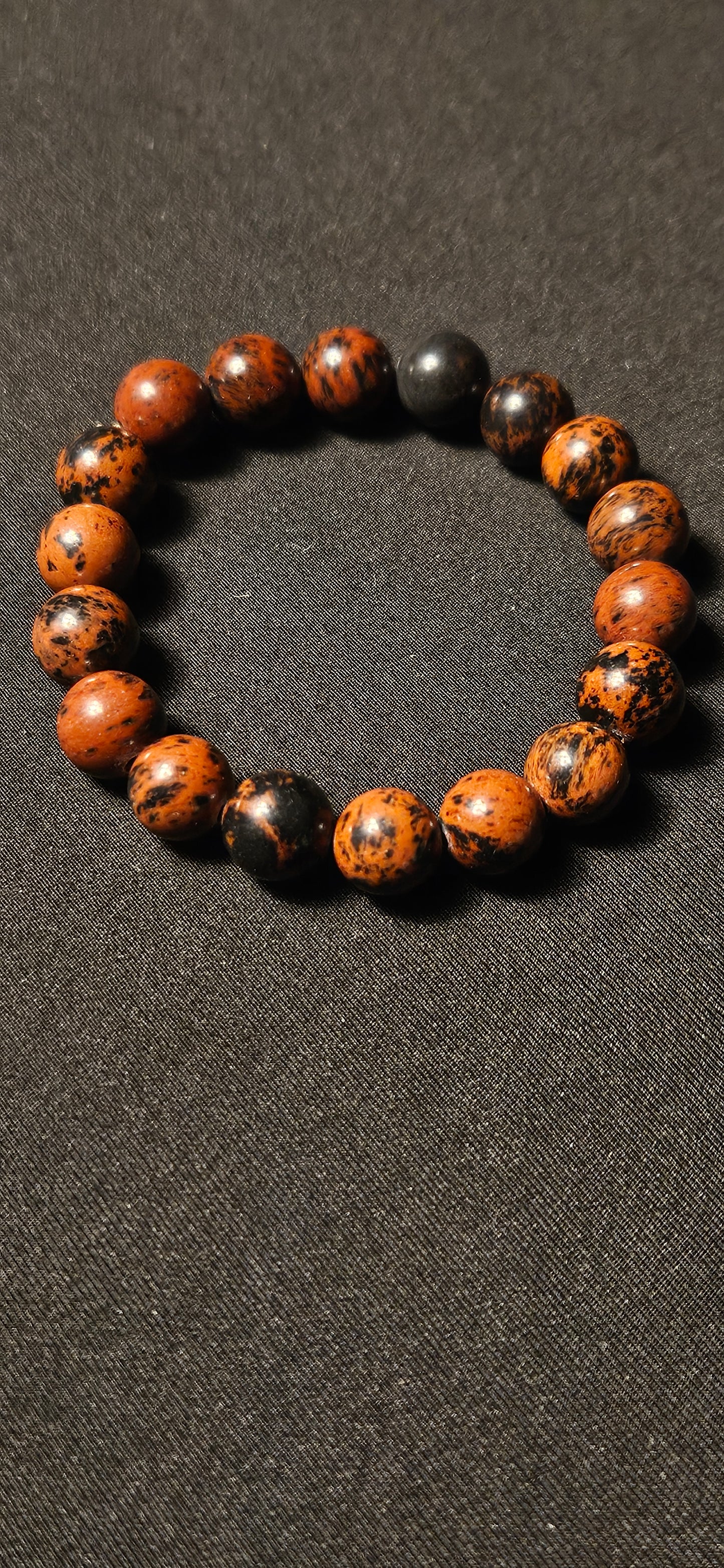 Mahagony Obsidian Bracelet