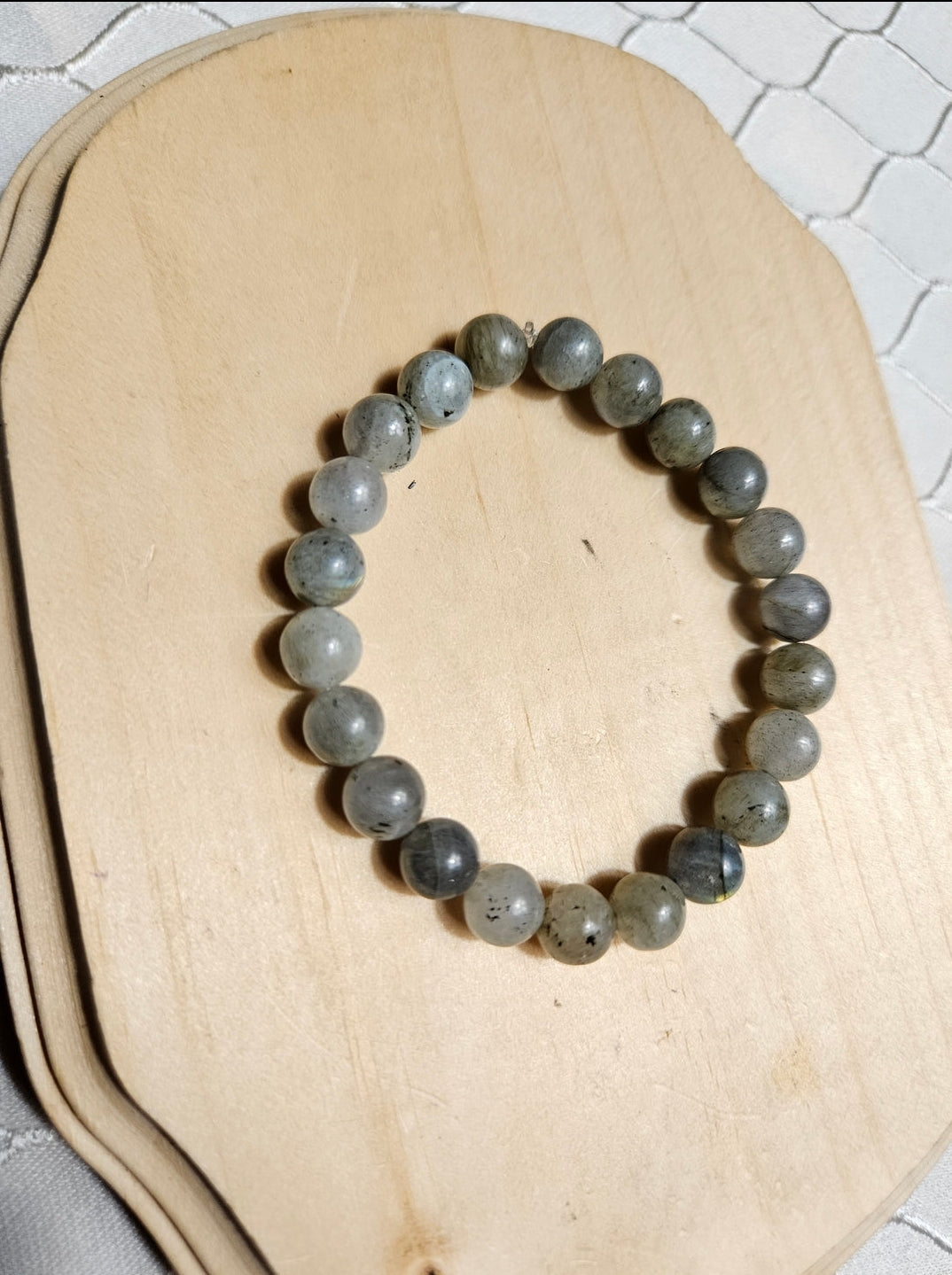 Labradorite Crystal Beaded Bracelet
