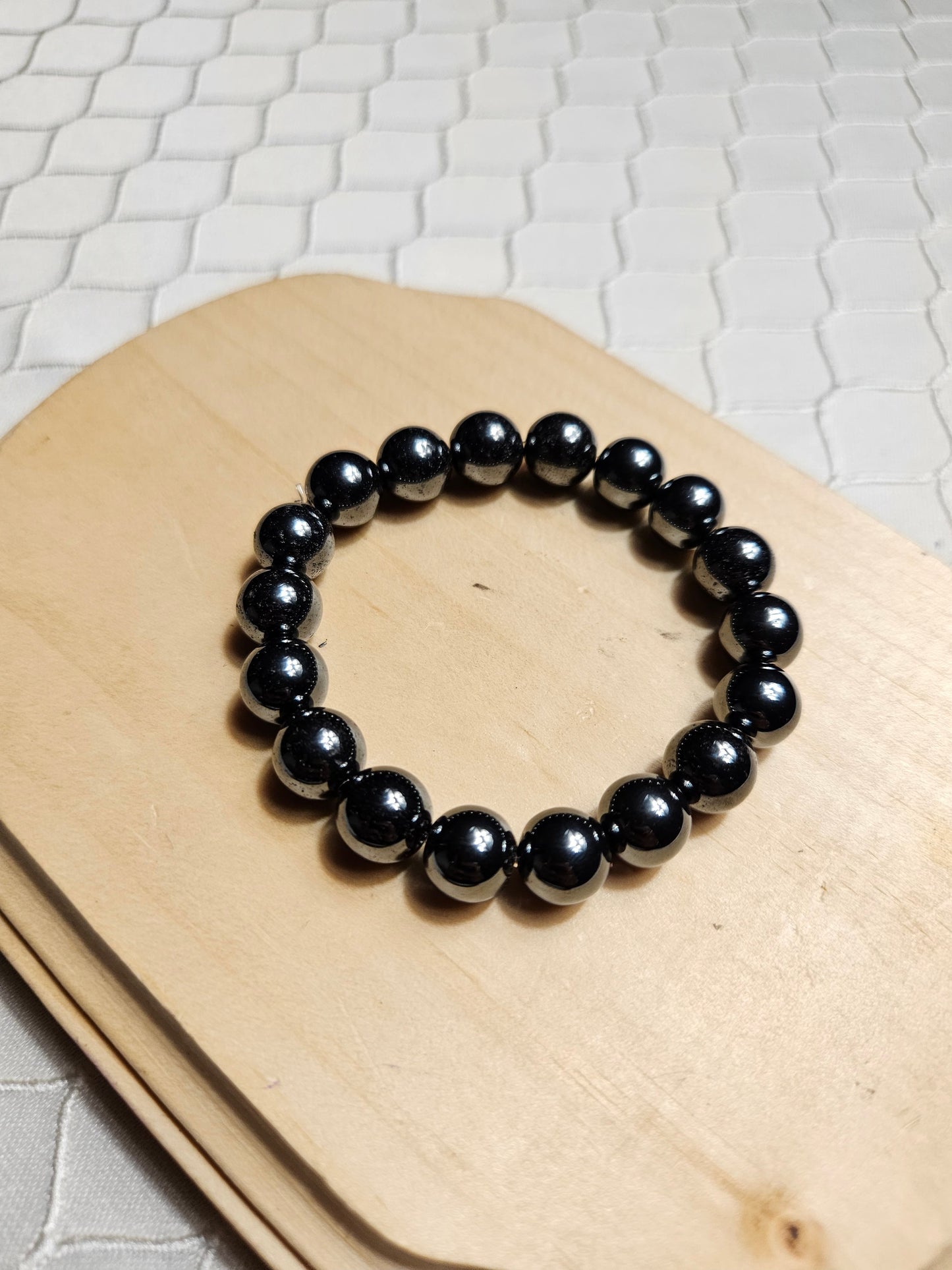 Hematite Beaded Bracelet