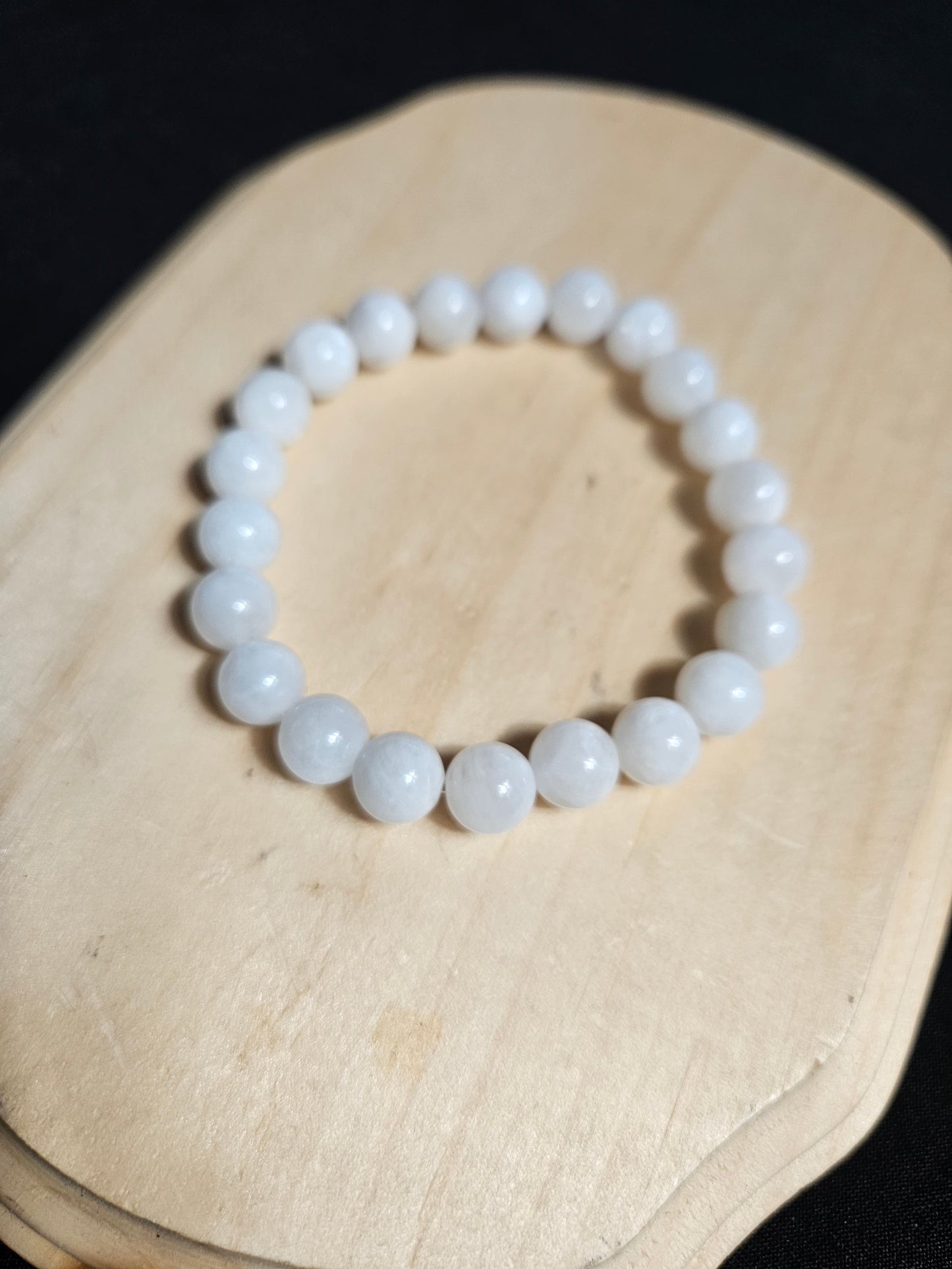 Moonstone Crystal Beaded Bracelet