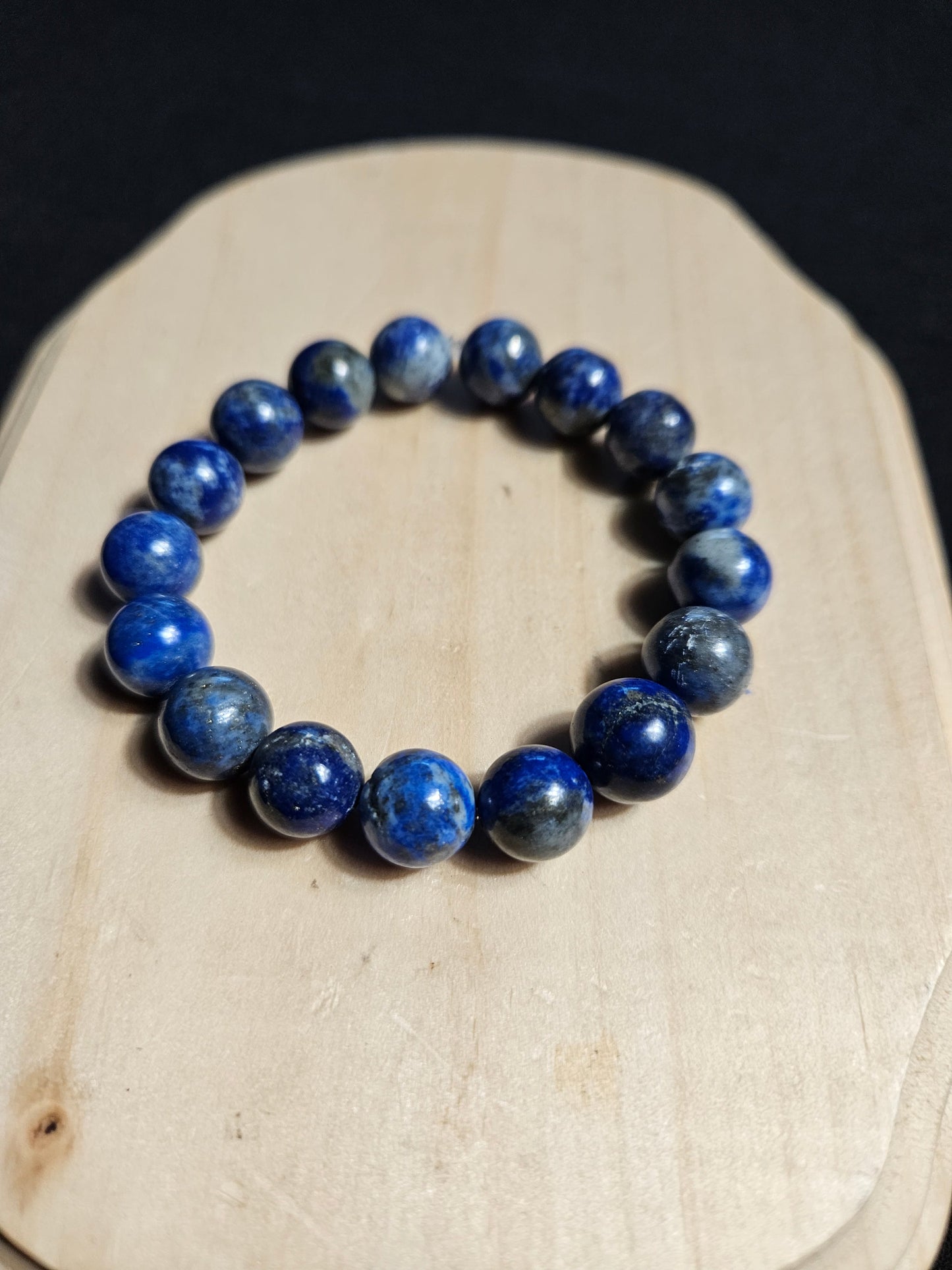 Lapis Lazuli Crystal Beaded Bracelet