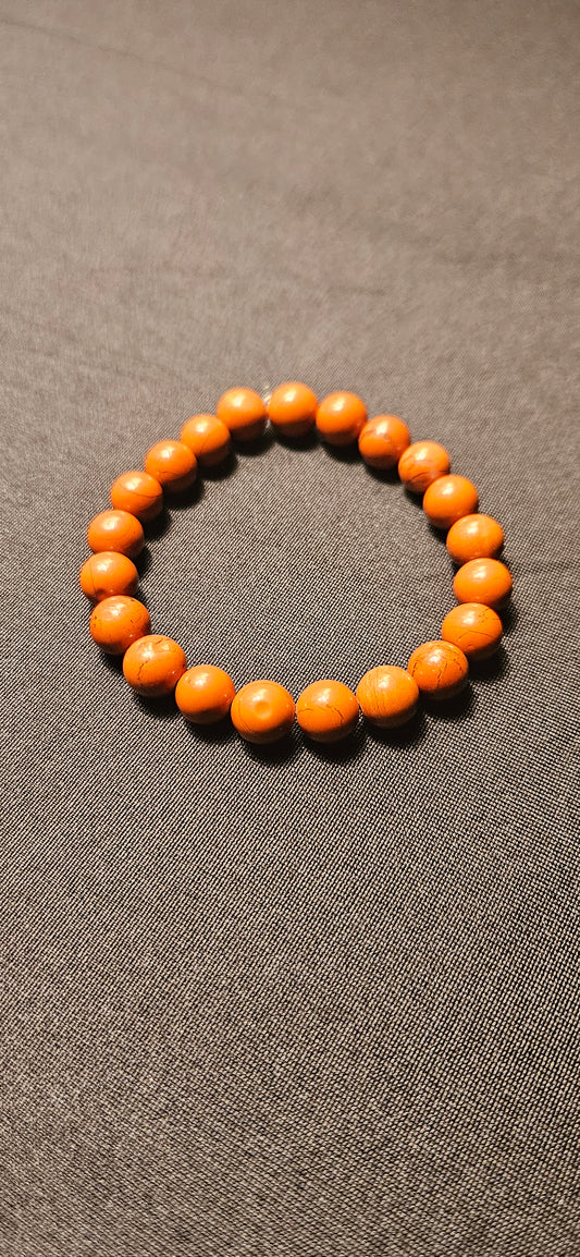 Red Jasper Crystal Beaded Bracelet