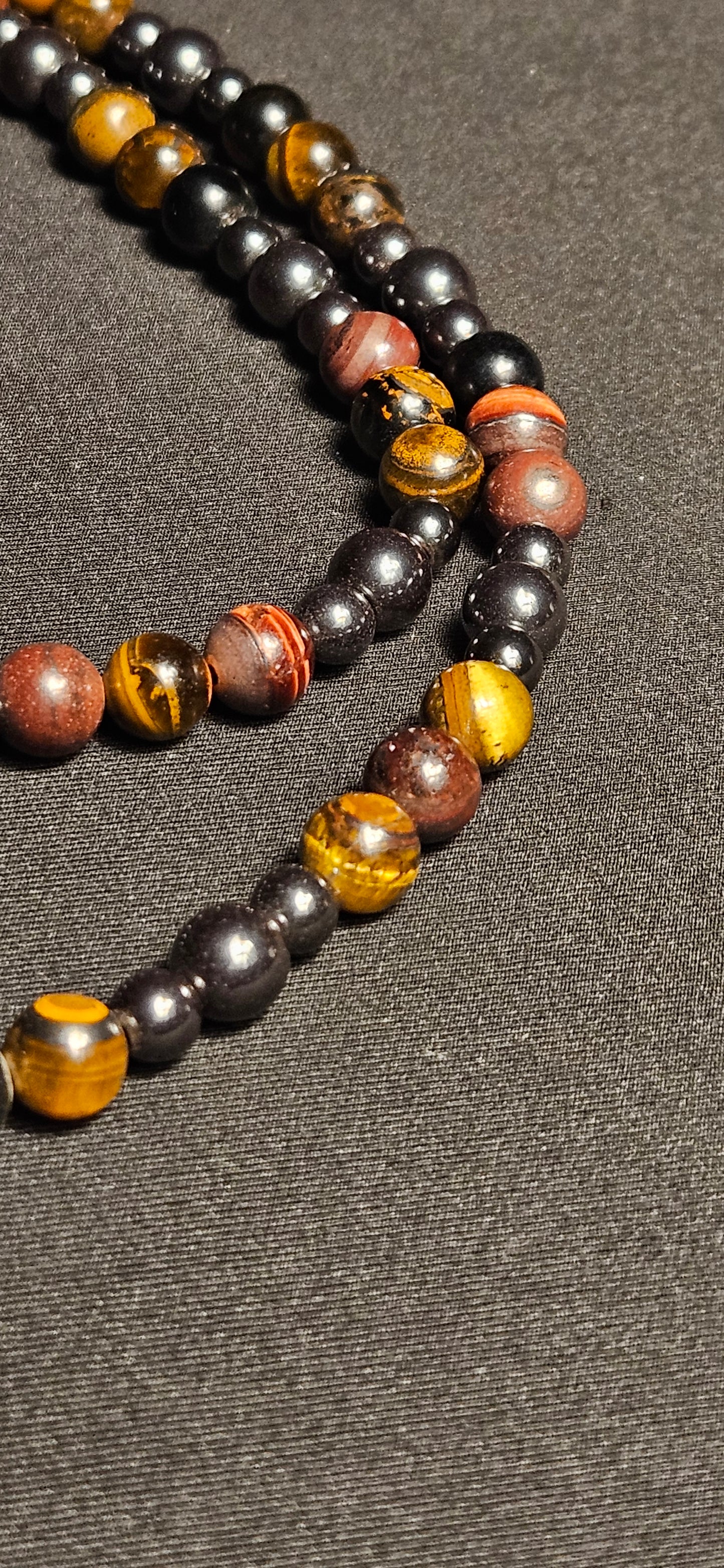 Tiger's Eye mix & Hematite