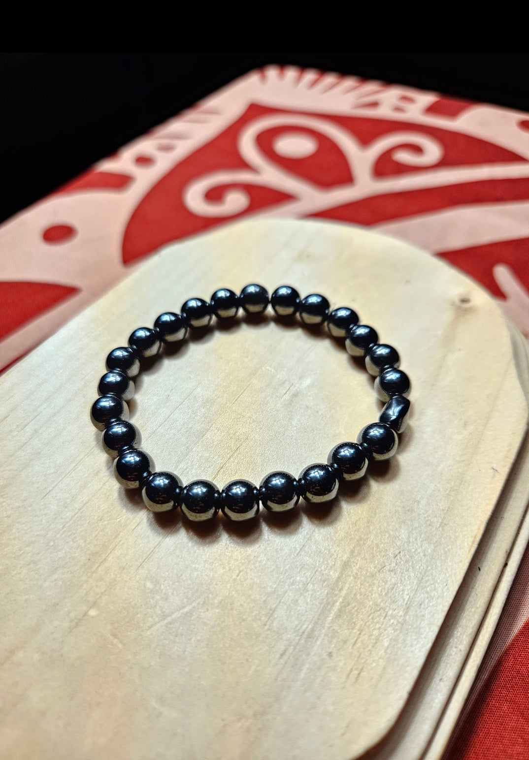 Hematite Beaded Bracelet